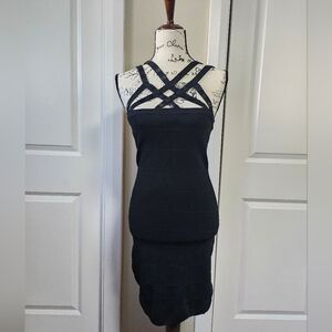 Arden B Bodycon Black Dress Size  Medium